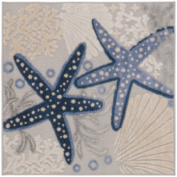 Nourison Aloha ALH24 Blue Grey Area Rug