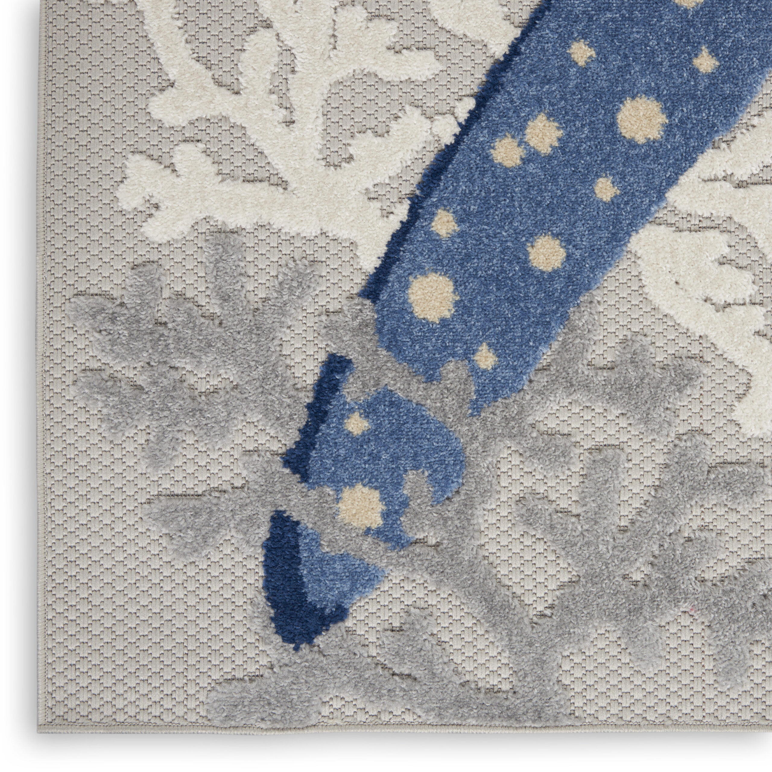Nourison Aloha ALH24 Blue Grey Area Rug - Image 2