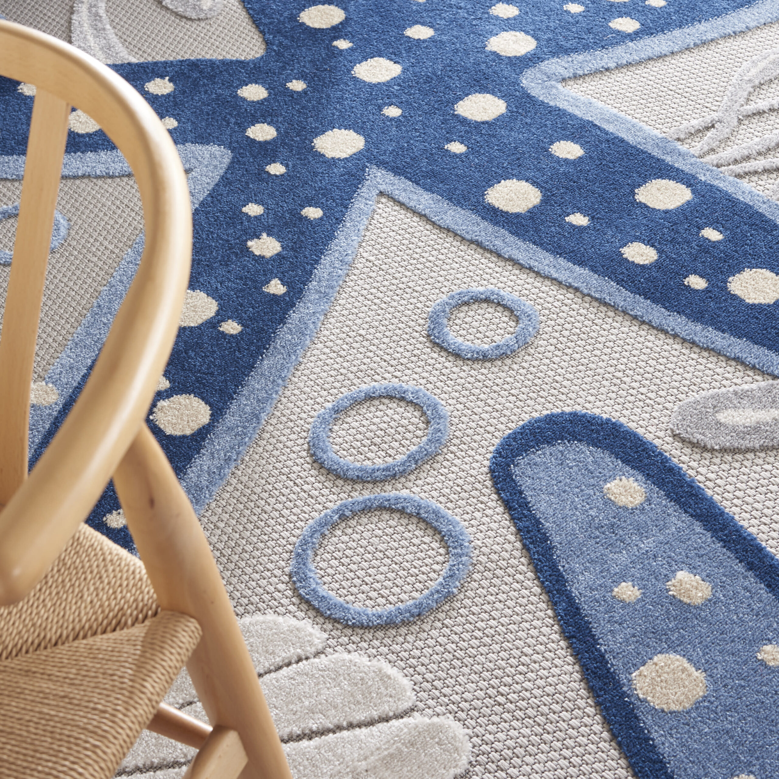 Nourison Aloha ALH24 Blue Grey Area Rug - Image 6