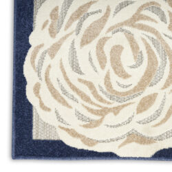 Alternative view of Nourison Aloha ALH32 Blue Grey Area Rug