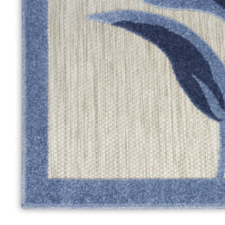Alternative view of Nourison Aloha ALH33 Blue Grey Area Rug