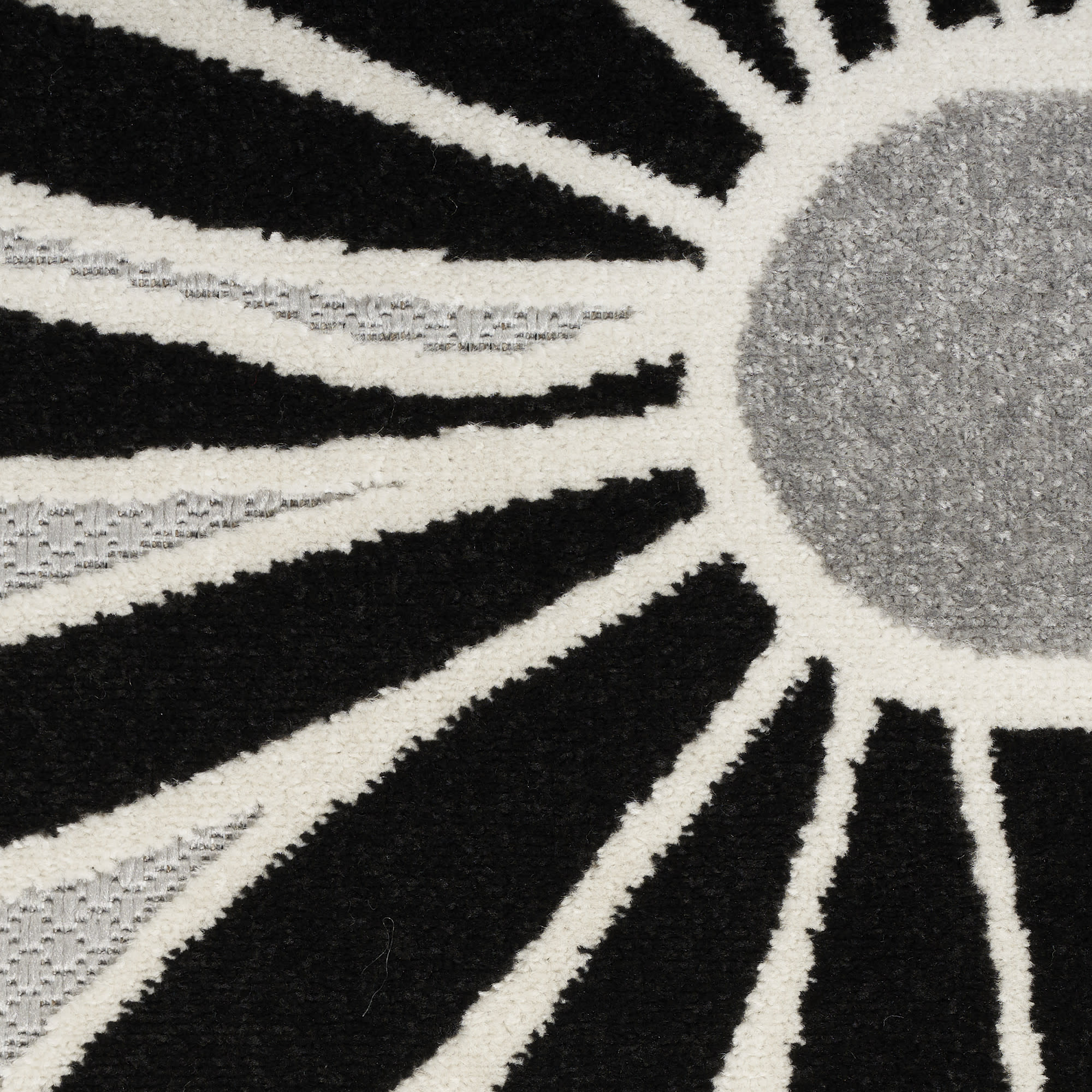 Nourison Aloha ALH33 Black White Area Rug - Image 4