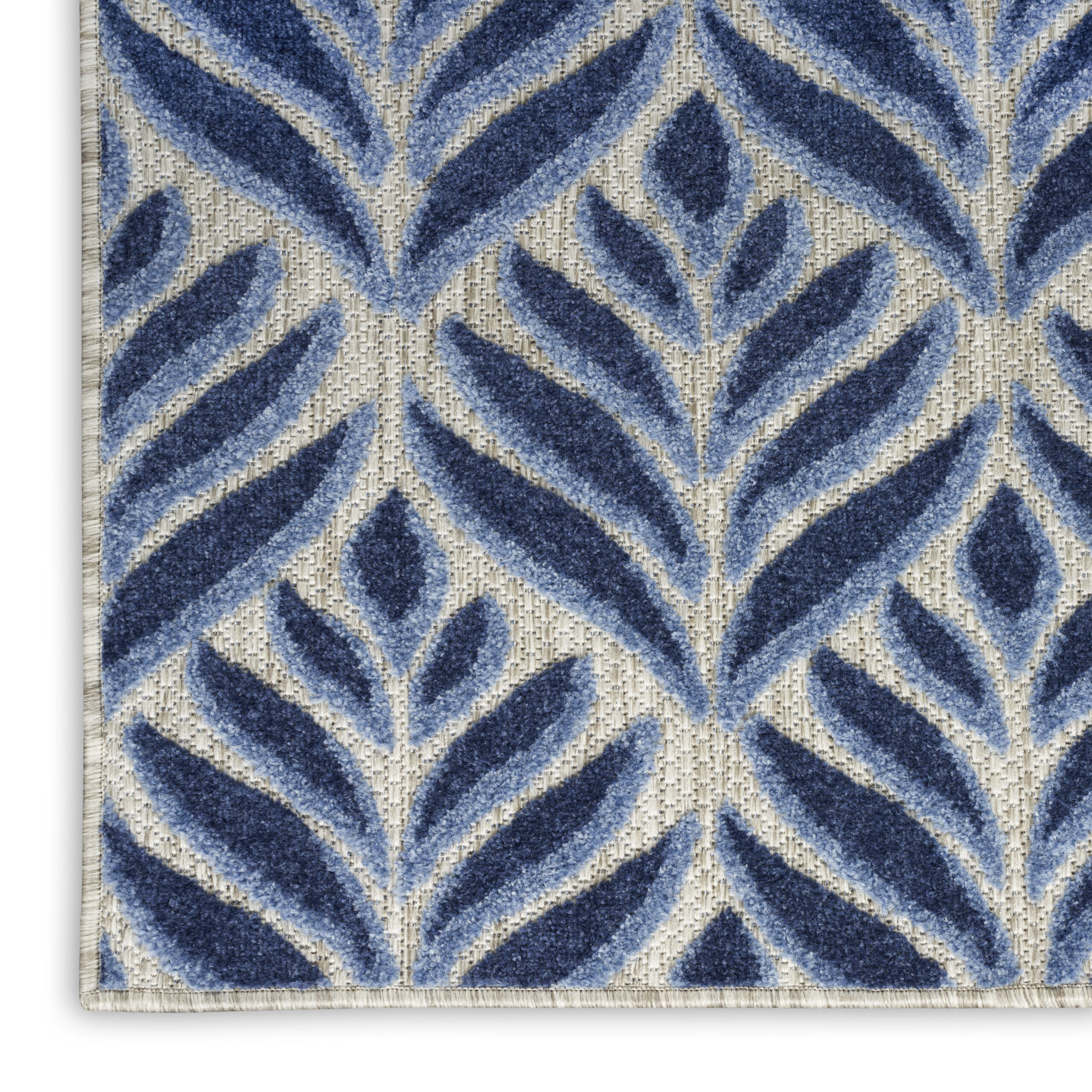 Nourison Aloha ALH35 Blue Area Rug - Image 2
