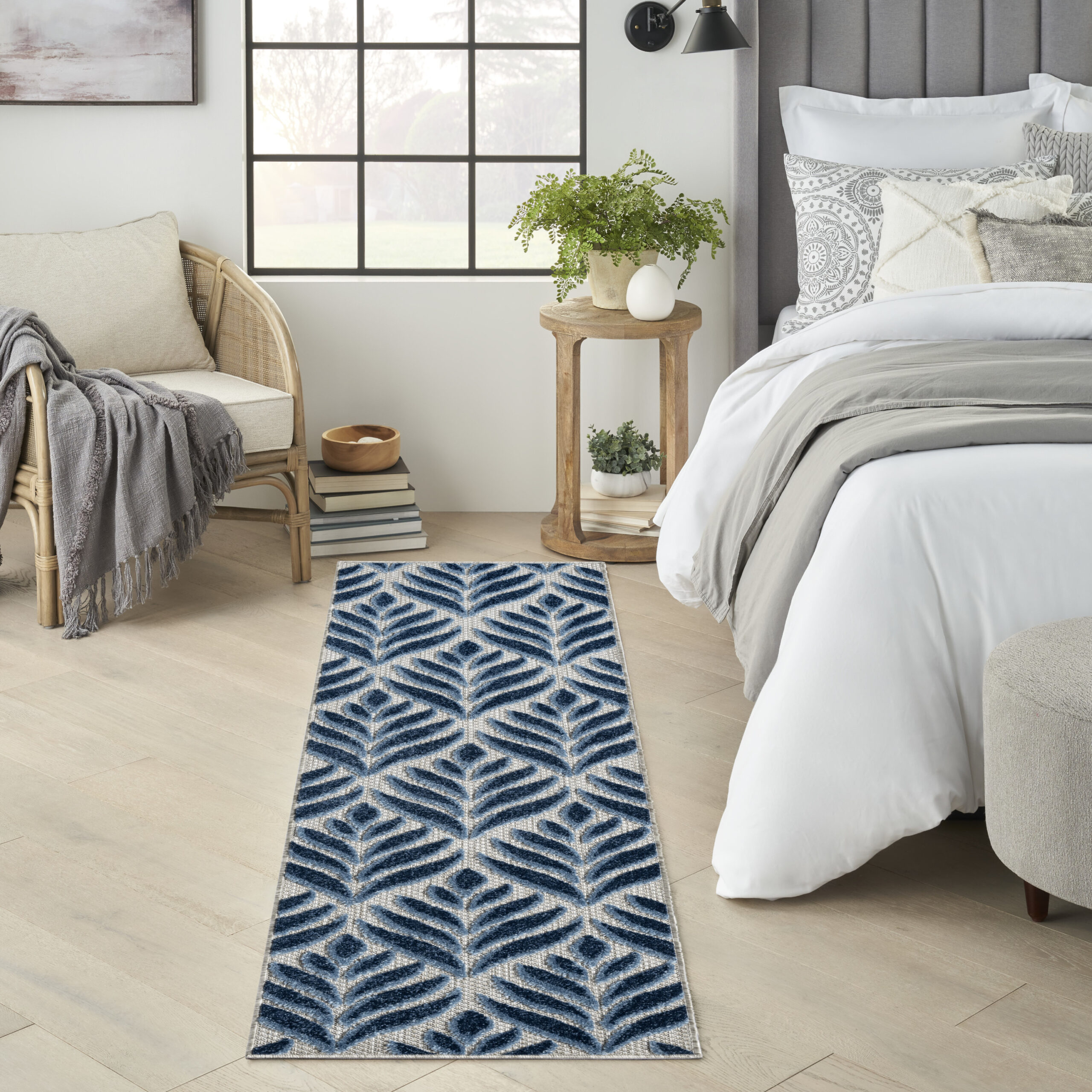 Nourison Aloha ALH35 Blue Area Rug - Image 5