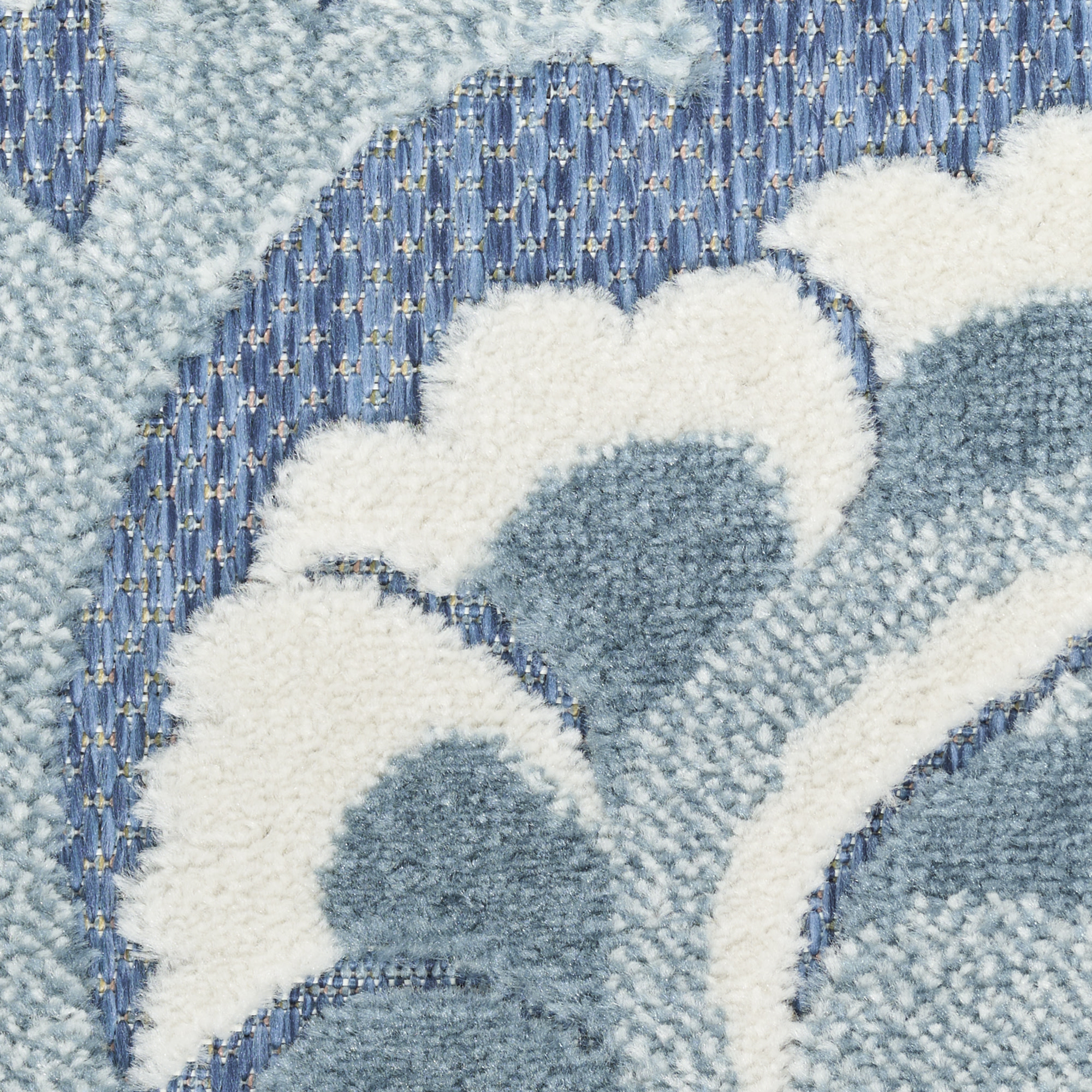 Nourison Aloha ALH17 Blue Area Rug - Image 4