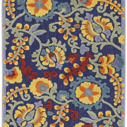 Nourison Aloha ALH17 Navy Multicolor Area Rug