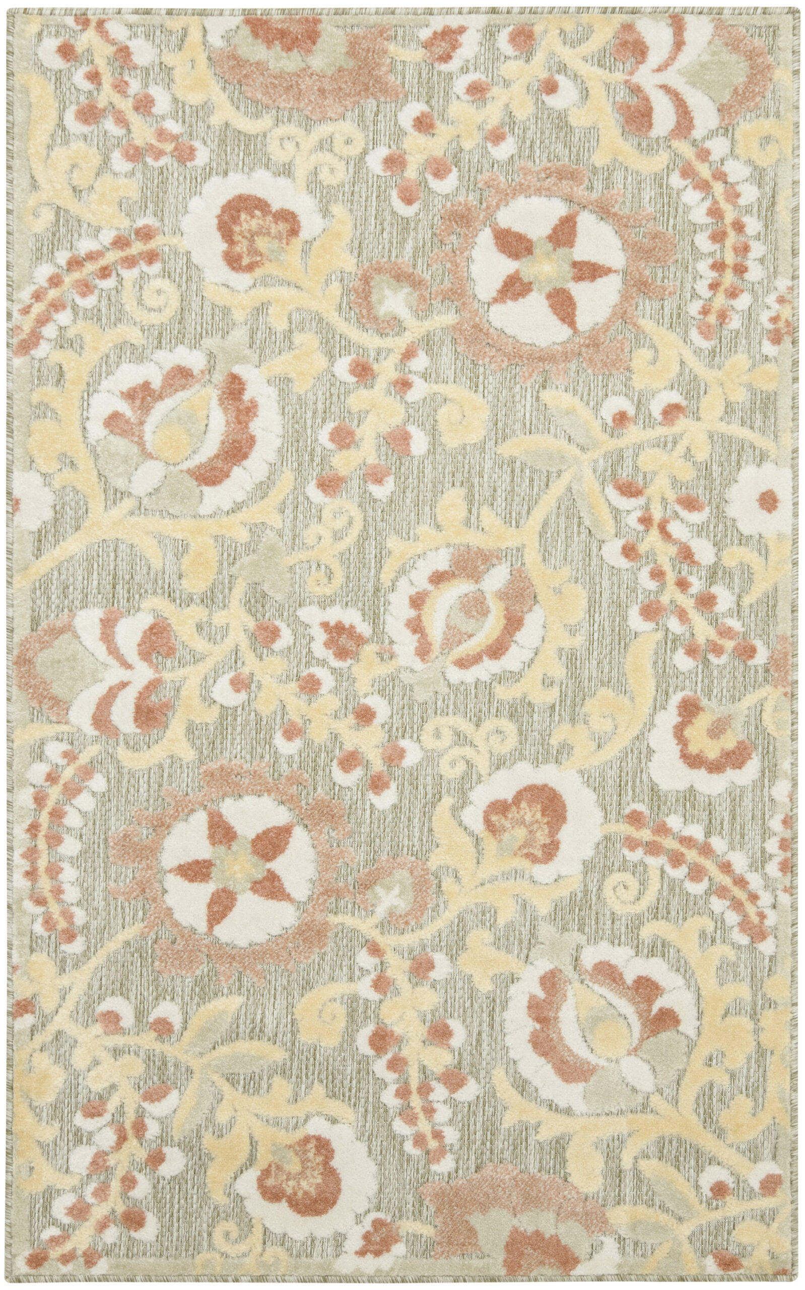 Nourison Aloha ALH17 Sage Rose Area Rug