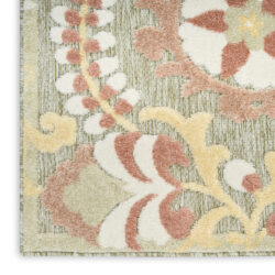 Alternative view of Nourison Aloha ALH17 Sage Rose Area Rug