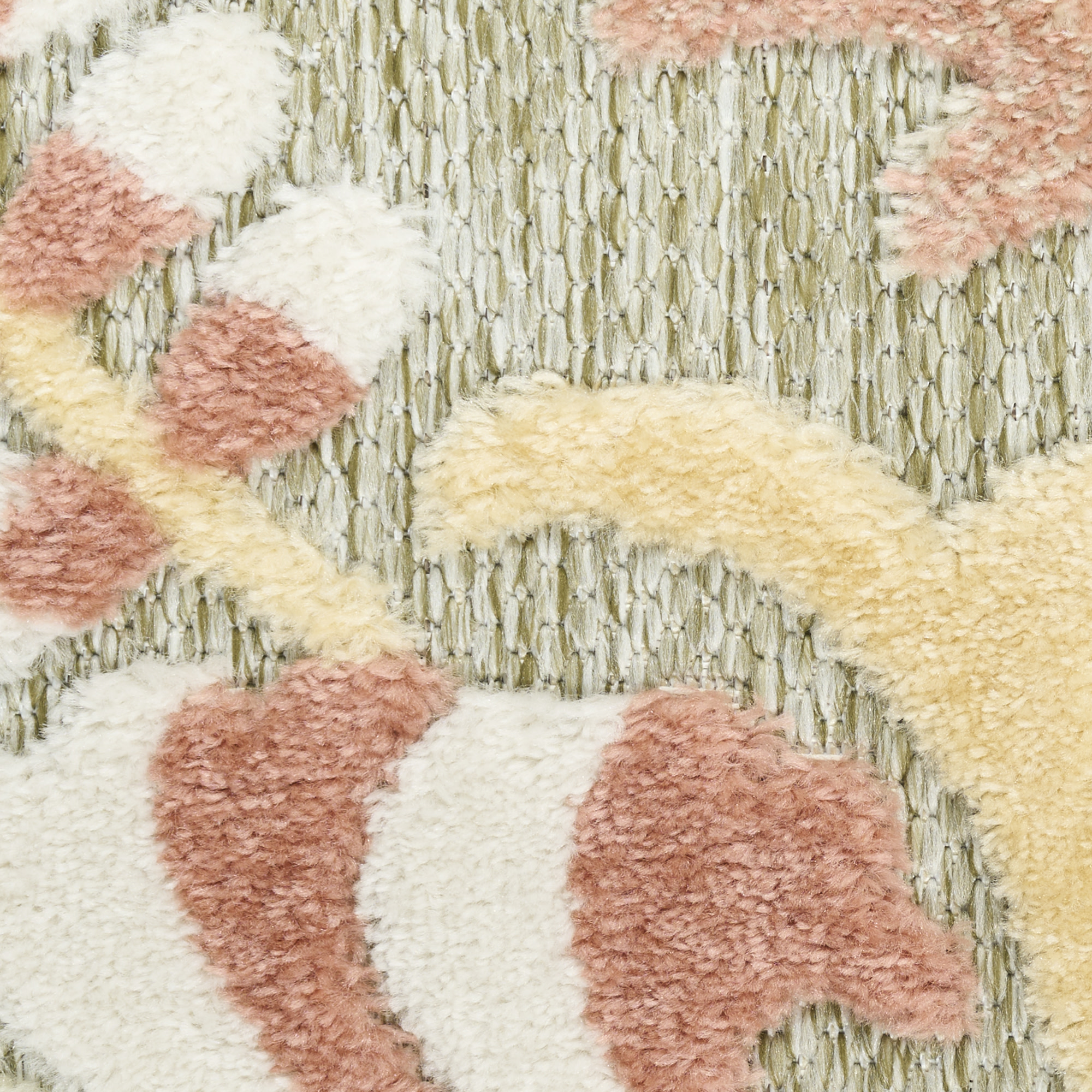 Nourison Aloha ALH17 Sage Rose Area Rug - Image 4