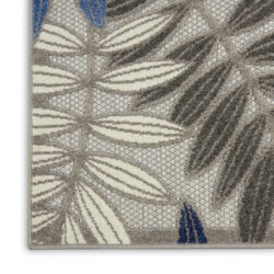 Alternative view of Nourison Aloha ALH18 Grey Blue Area Rug