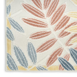 Alternative view of Nourison Aloha ALH18 Ivory Blue Area Rug