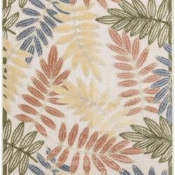 Nourison Aloha ALH18 Ivory Rose Area Rug