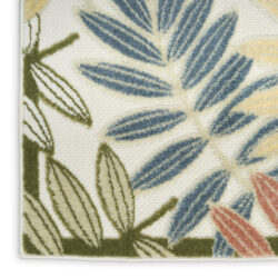 Alternative view of Nourison Aloha ALH18 Ivory Rose Area Rug