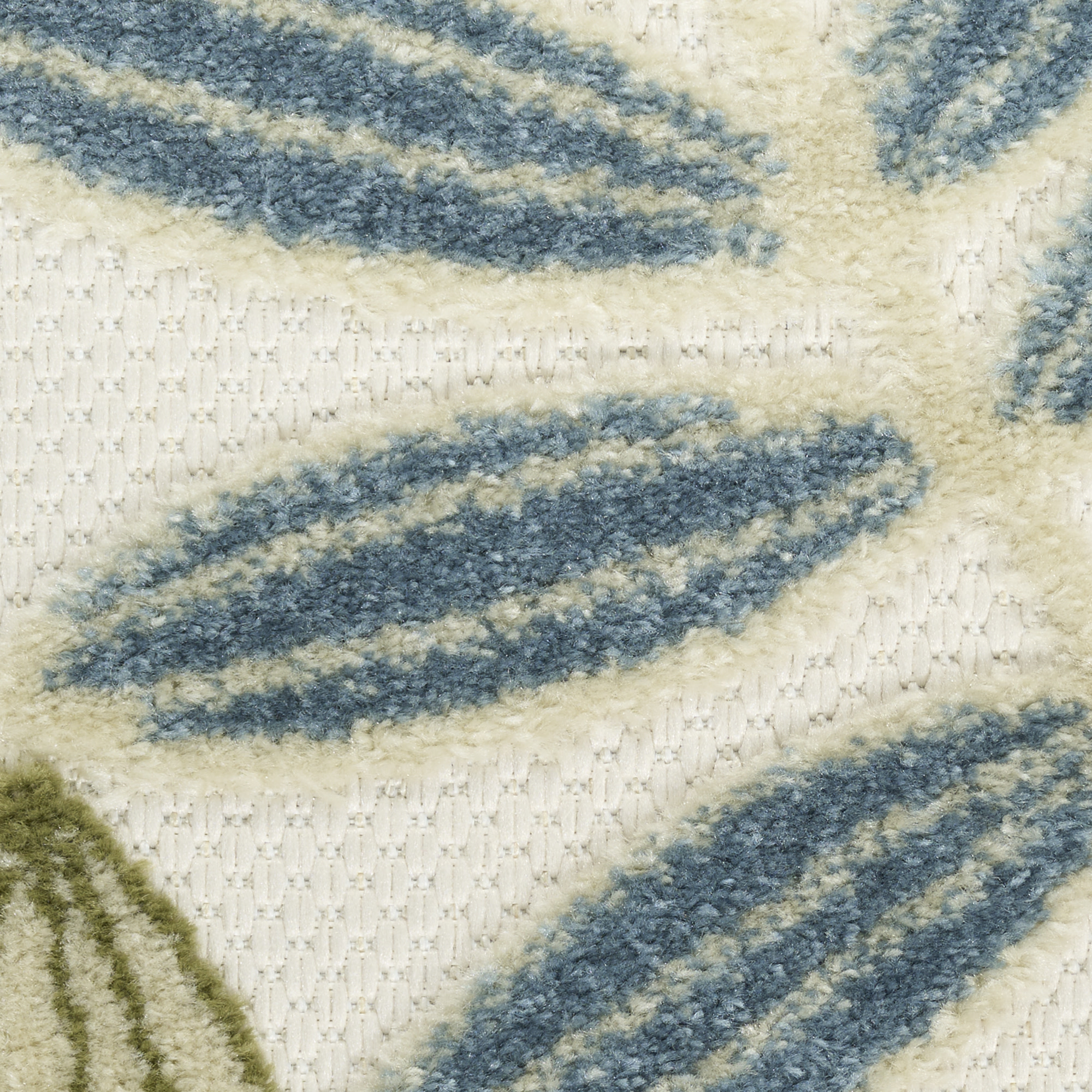 Nourison Aloha ALH18 Ivory Rose Area Rug - Image 4