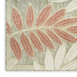 Alternative view of Nourison Aloha ALH18 Sage Rose Area Rug