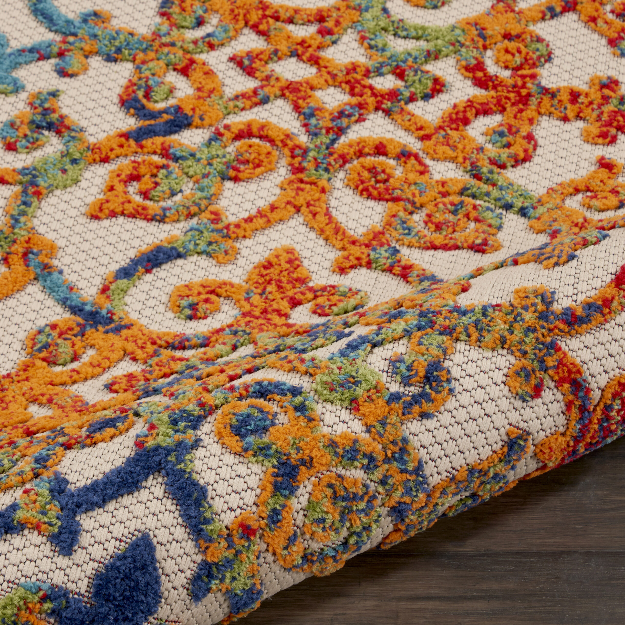 Nourison Aloha ALH21 Multicolor Area Rug - Image 3
