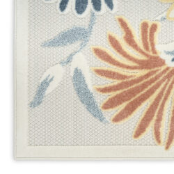 Alternative view of Nourison Aloha ALH33 Ivory Rose Area Rug