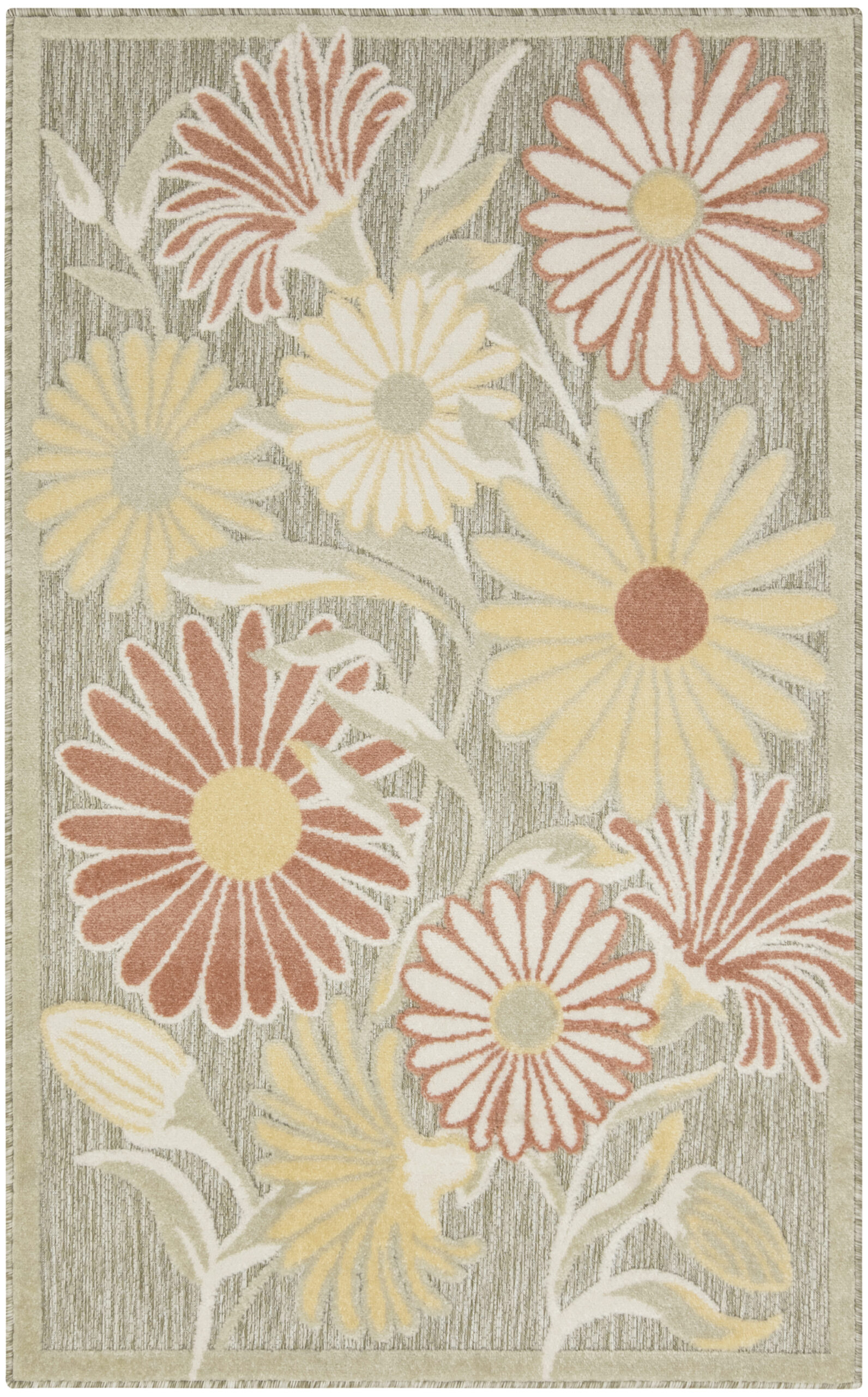 Nourison Aloha ALH33 Sage Rose Area Rug