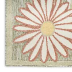 Alternative view of Nourison Aloha ALH33 Sage Rose Area Rug
