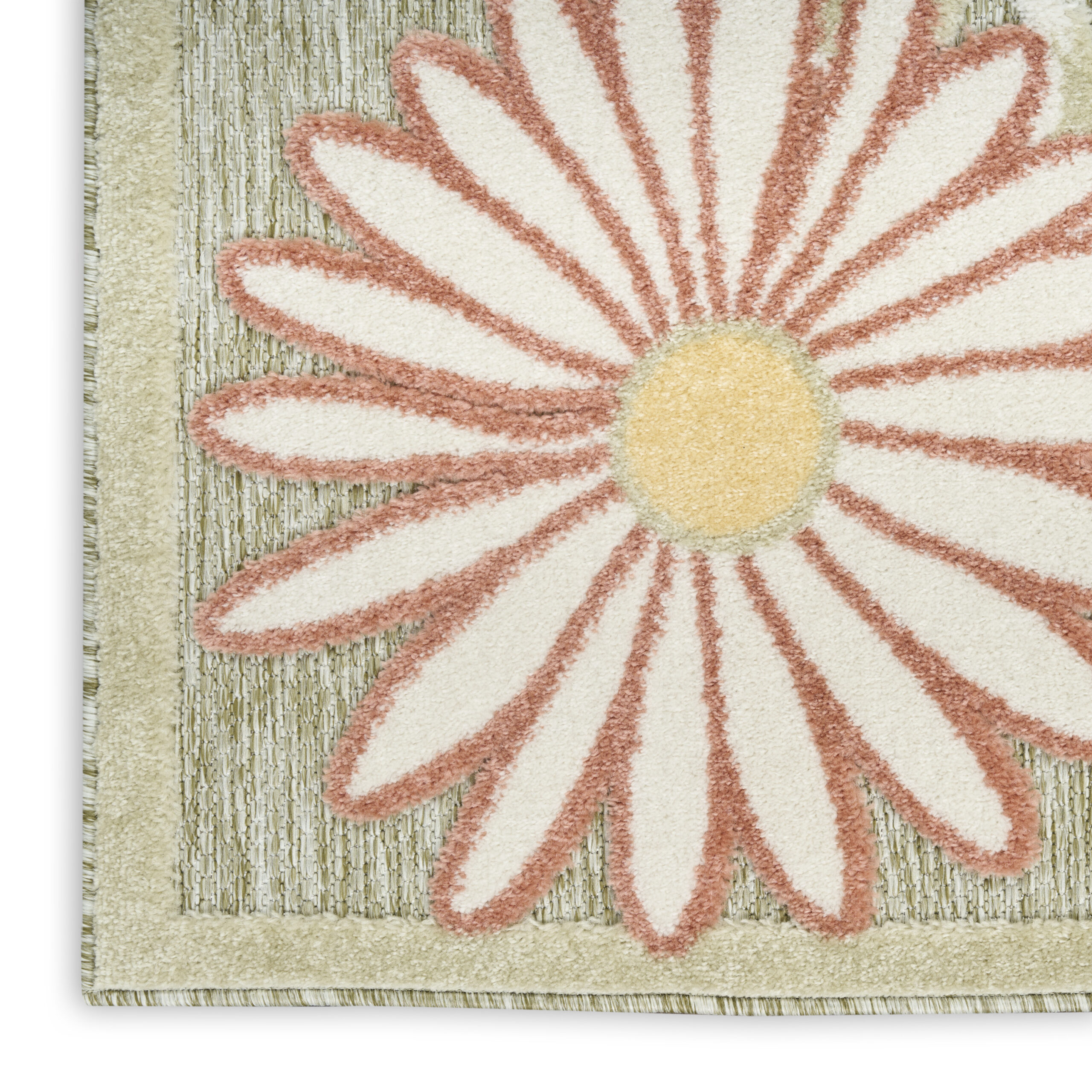 Nourison Aloha ALH33 Sage Rose Area Rug - Image 2