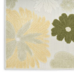 Alternative view of Nourison Aloha ALH42 Ivory Green Area Rug