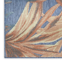 Alternative view of Nourison Aloha ALH43 Blue Rose Area Rug