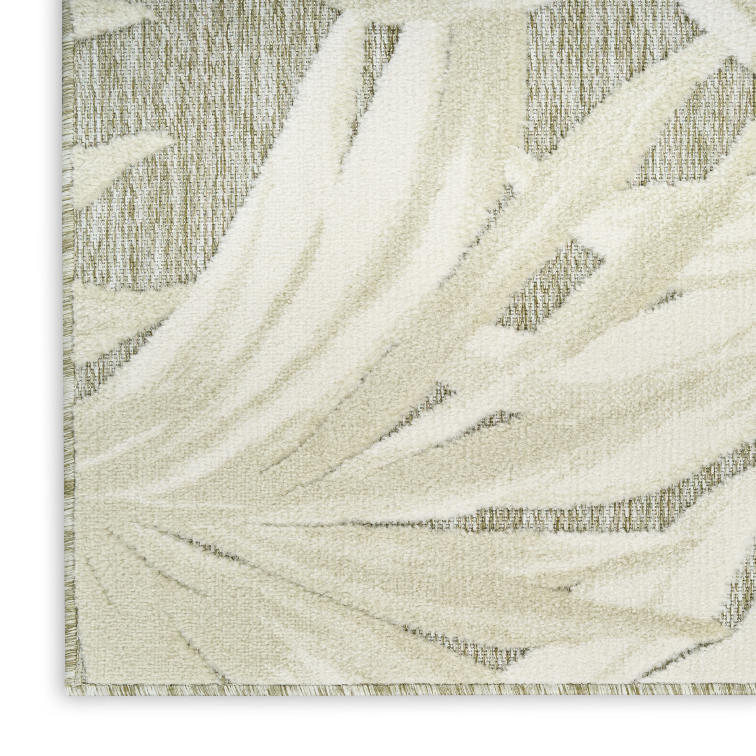 Nourison Aloha ALH43 Ivory Sage Area Rug - Image 2