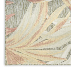 Alternative view of Nourison Aloha ALH43 Sage Rose Area Rug