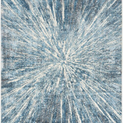 Nourison Ambiance AMI01 Blue Silver Area Rug
