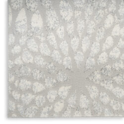 Alternative view of Nourison Ambiance AMI02 Grey Silver Area Rug