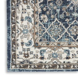Alternative view of Nourison American Manor AMR01 Blue Ivory Area Rug