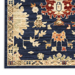 Alternative view of Nourison Antique Bloom ANB01 Navy Area Rug