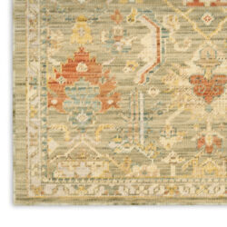 Alternative view of Nourison Antique Bloom ANB02 Sage Multicolor Area Rug
