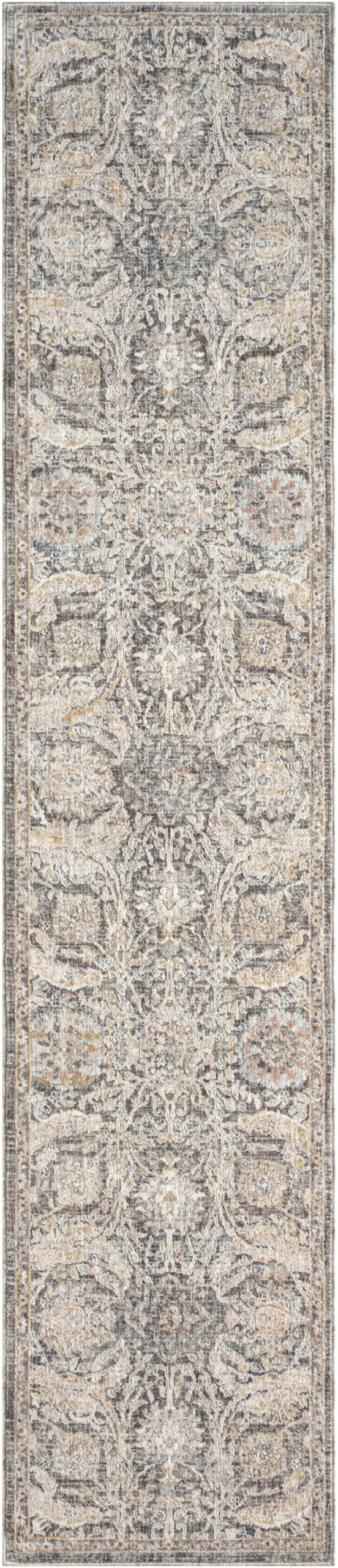 Nourison Antique Fusion ANF03 Charcoal Multicolor Area Rug