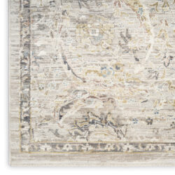 Alternative view of Nourison Antique Fusion ANF03 Light Grey Area Rug