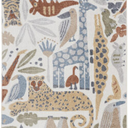 Nourison Astra Machine Washable ASW01 Ivory Area Rug
