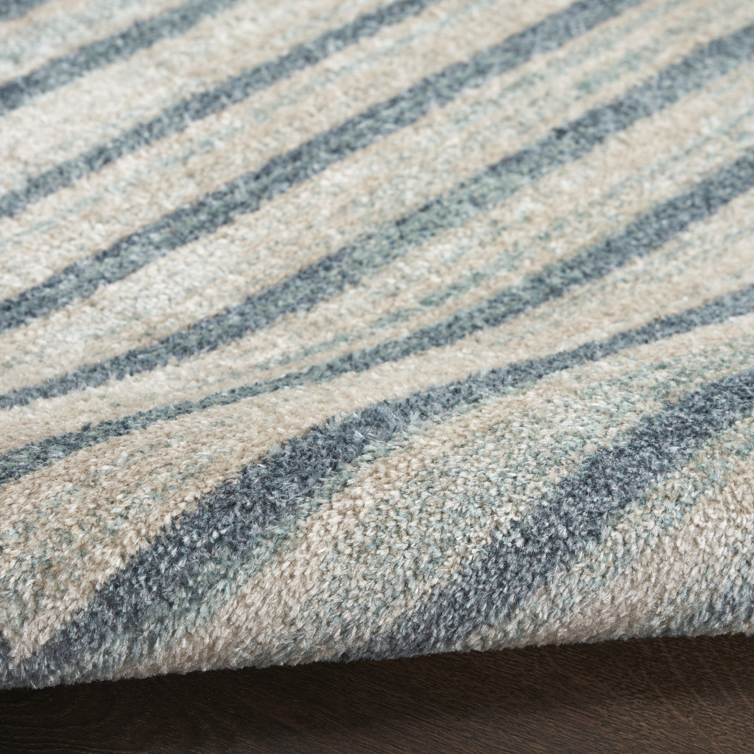 Nourison Astra Machine Washable ASW03 Blue Area Rug - Image 3