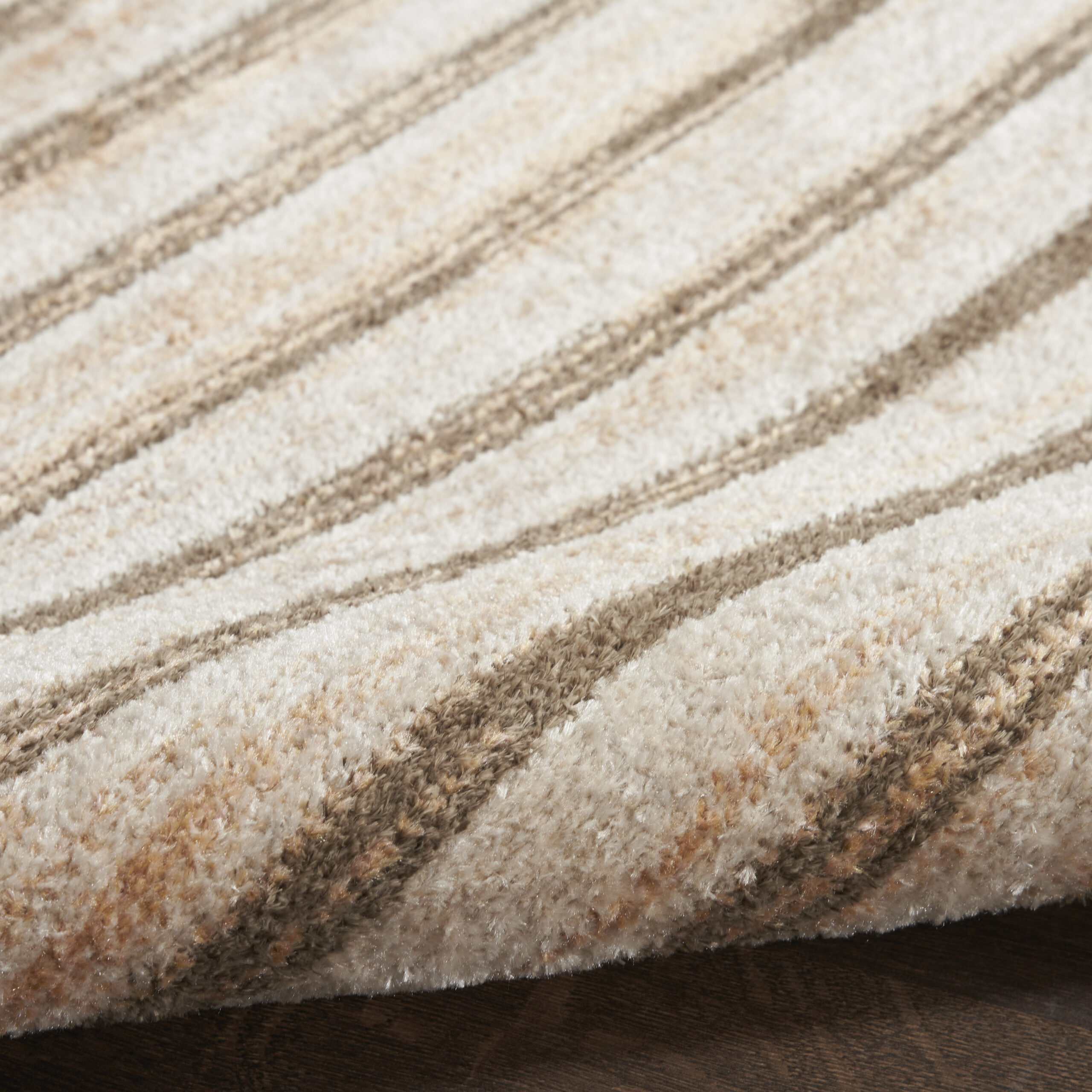 Nourison Astra Machine Washable ASW03 Latte Area Rug - Image 3