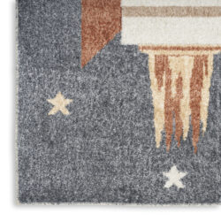 Alternative view of Nourison Astra Machine Washable ASW06 Sky Blue Area Rug
