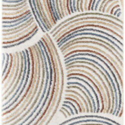 Nourison Astra Machine Washable ASW08 Ivory Multicolor Area Rug