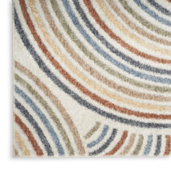 Alternative view of Nourison Astra Machine Washable ASW08 Ivory Multicolor Area Rug