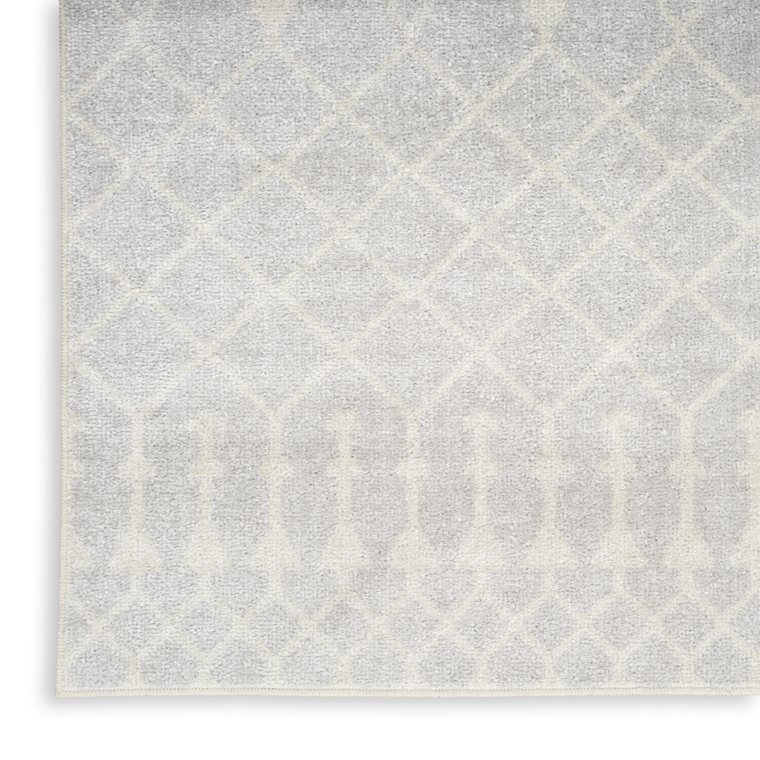 Nourison Astra Machine Washable ASW10 Grey Area Rug - Image 2