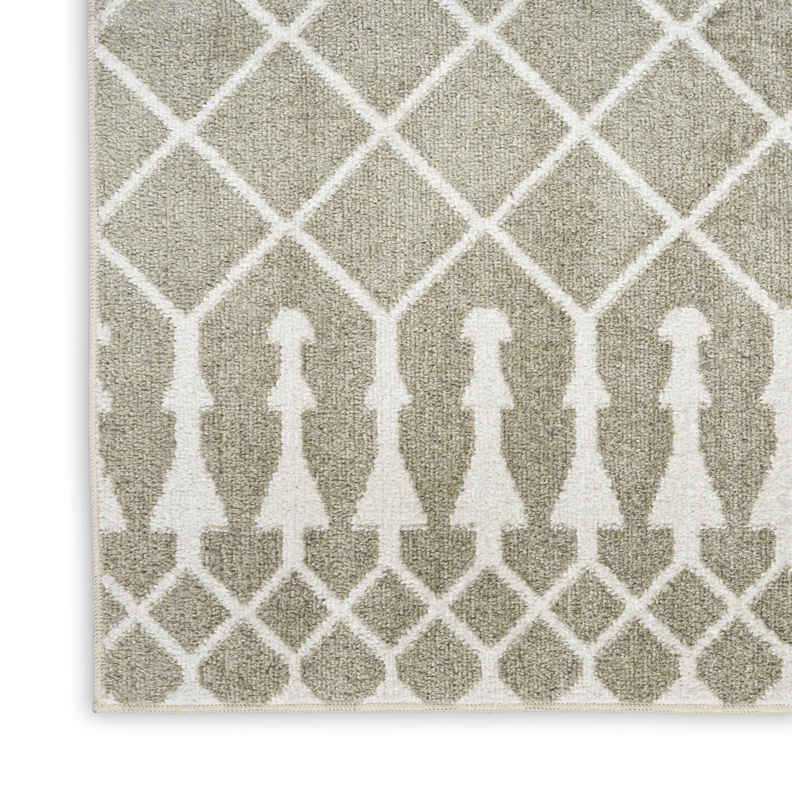 Nourison Astra Machine Washable ASW10 Sage Area Rug - Image 2