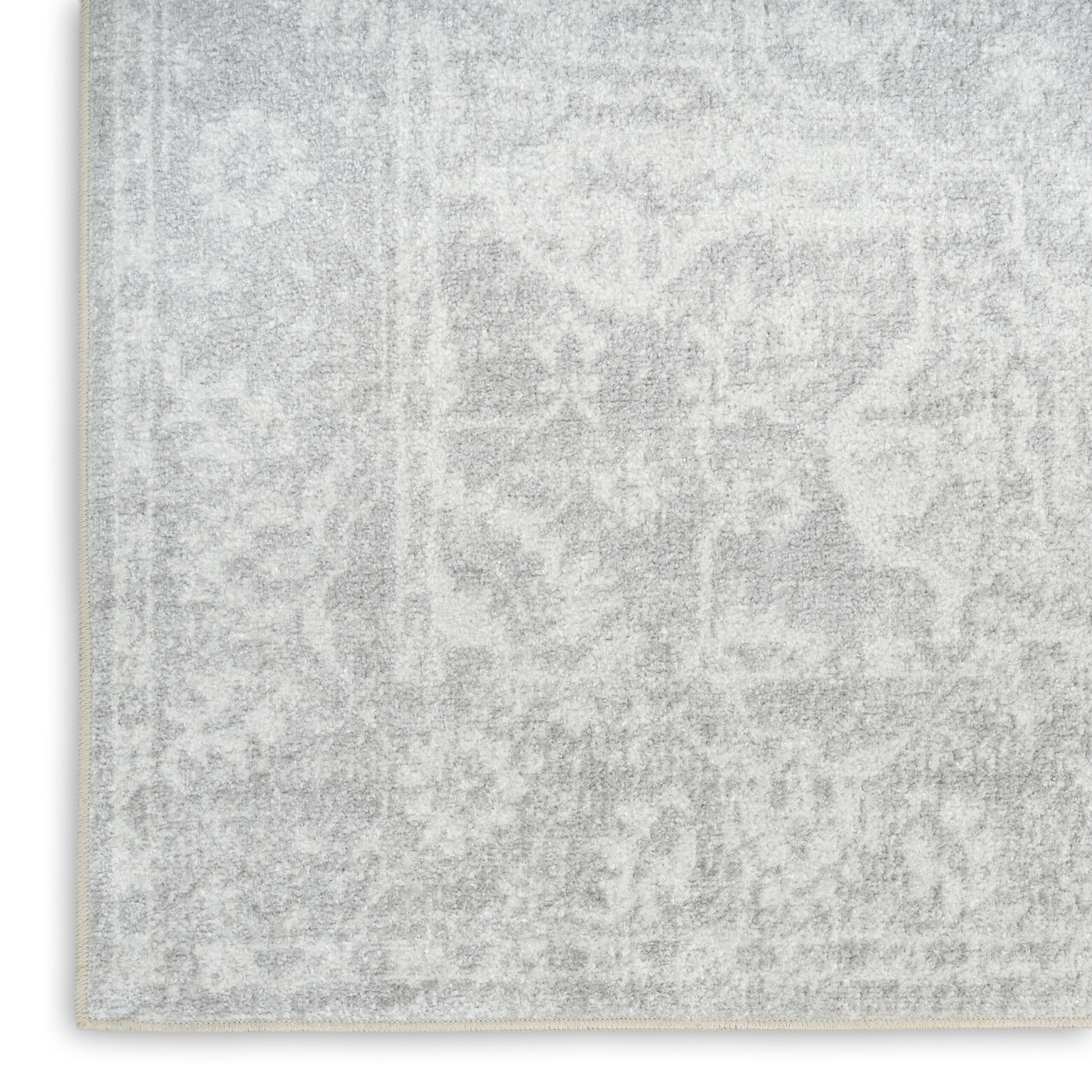 Nourison Astra Machine Washable ASW12 Grey Area Rug - Image 2