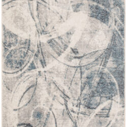 Nourison Astra Machine Washable ASW14 Silver Blue Area Rug