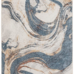 Nourison Astra Machine Washable ASW15 Ivory Blue Area Rug
