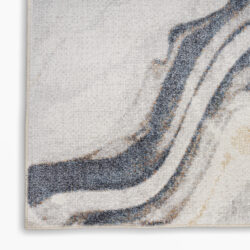 Alternative view of Nourison Astra Machine Washable ASW15 Ivory Blue Area Rug