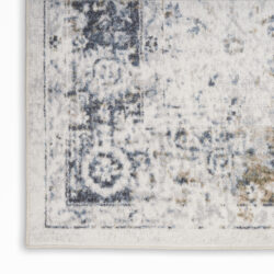 Alternative view of Nourison Astra Machine Washable ASW16 Ivory Blue Area Rug