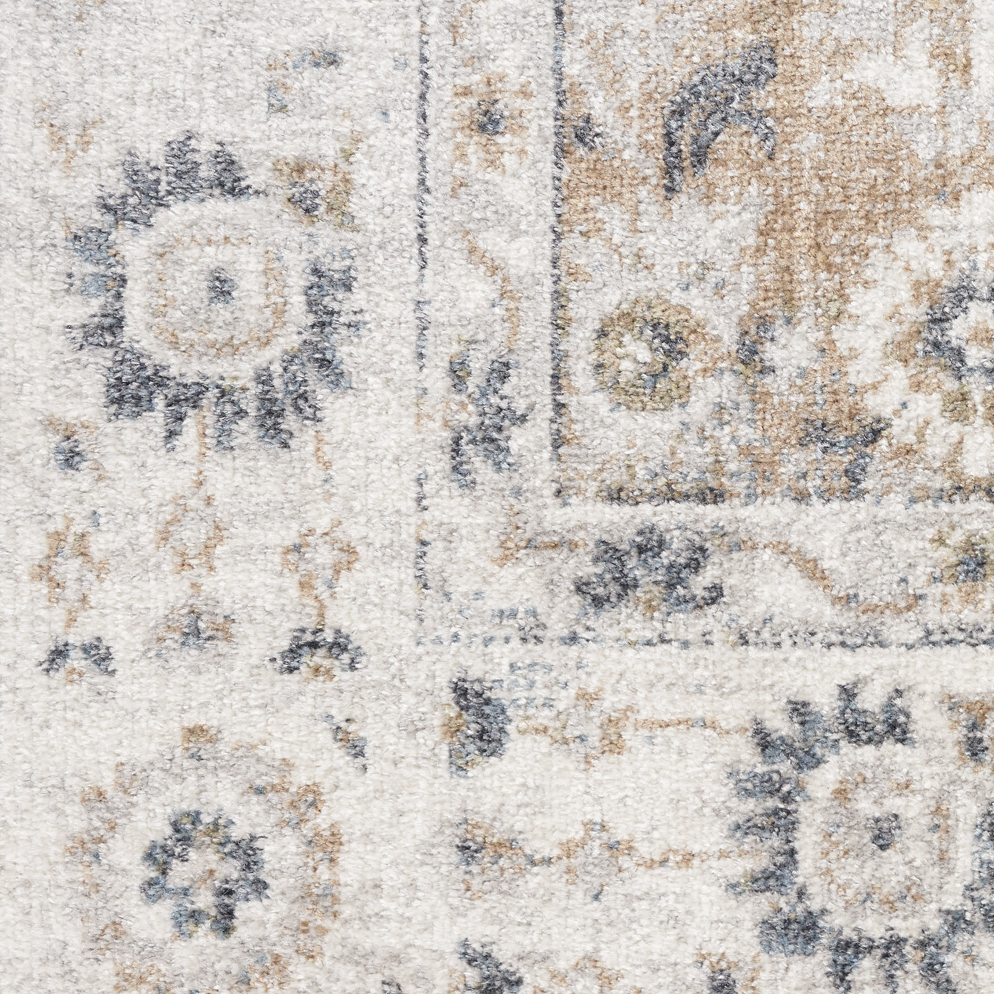 Nourison Astra Machine Washable ASW16 Silver Taupe Area Rug - Image 4