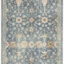 Nourison Astra Machine Washable ASW16 Teal Beige Area Rug